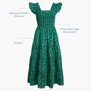 Hill House Emerald Trellis Ellie Dress
